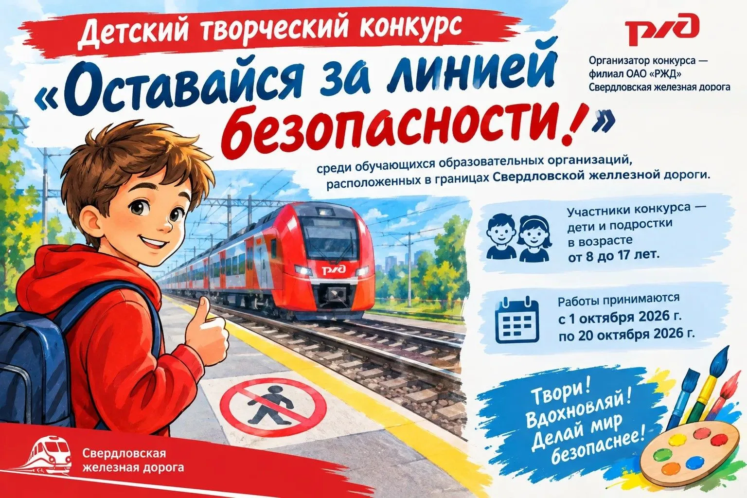 Конкурс проводится на полигоне Свердловской железной дороги