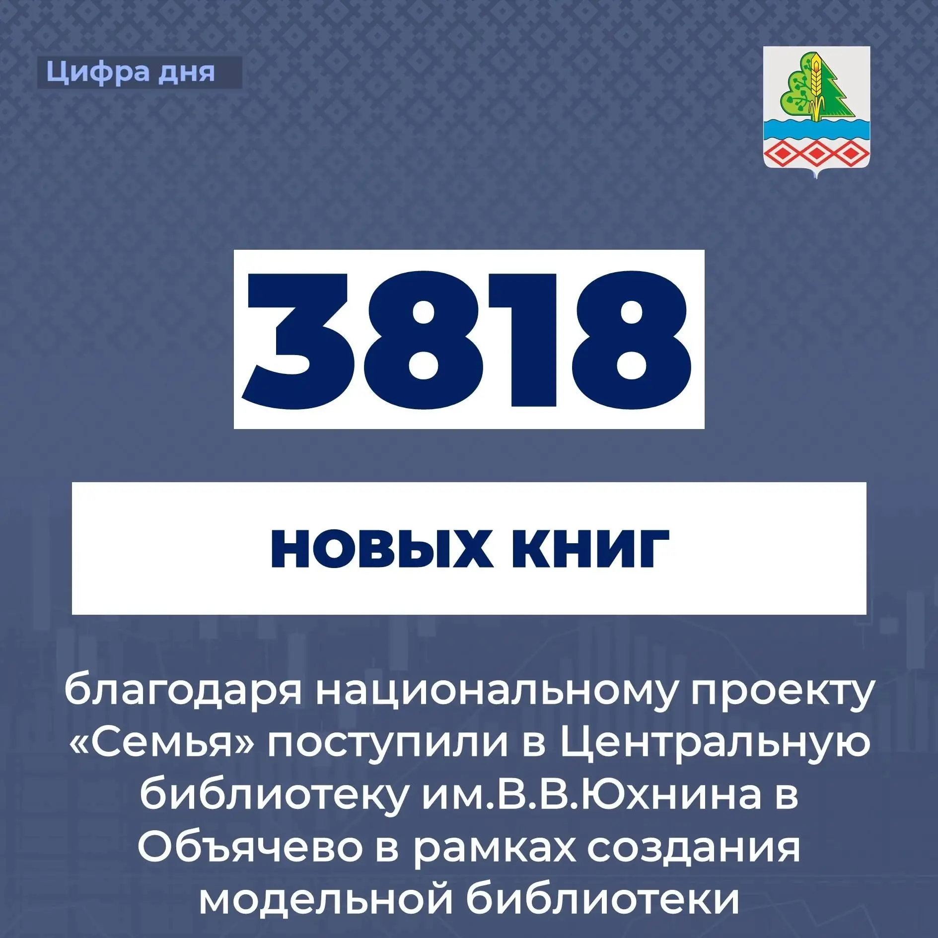 Цифра дня — 3818 новых книг!