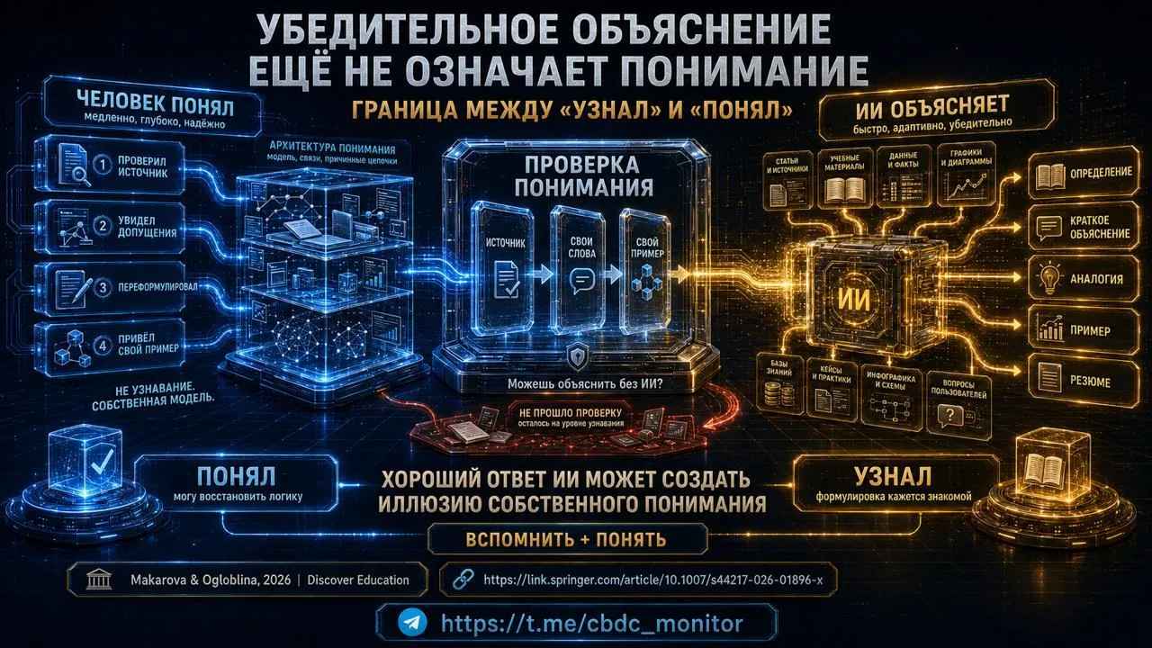 Понял или просто узнал знакомый ответ?