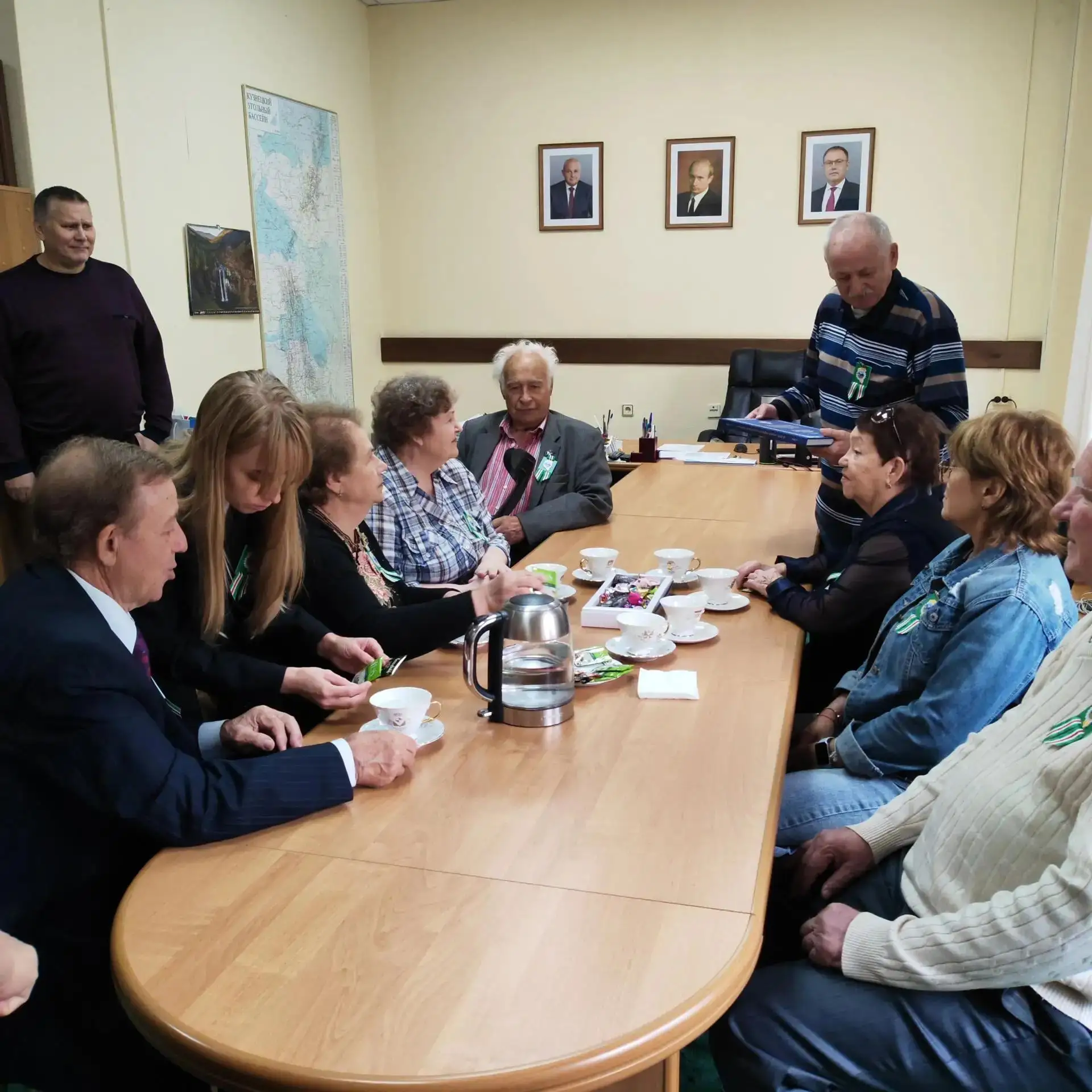👥 Встреча с ветеранами Министерства угольной промышленности Кузбасса