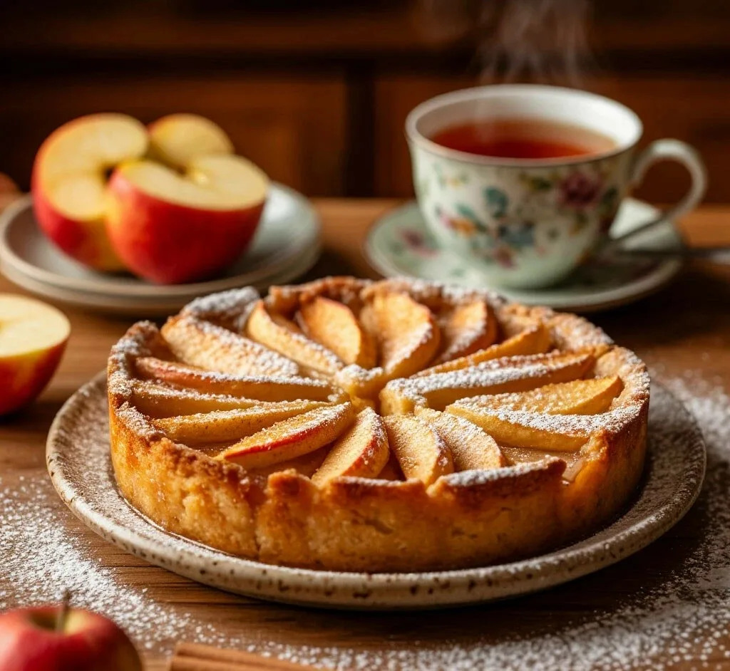 Ленивая выпечка 🥧: пирог с яблоками 🍏 из 3 ингредиентов 🍏.