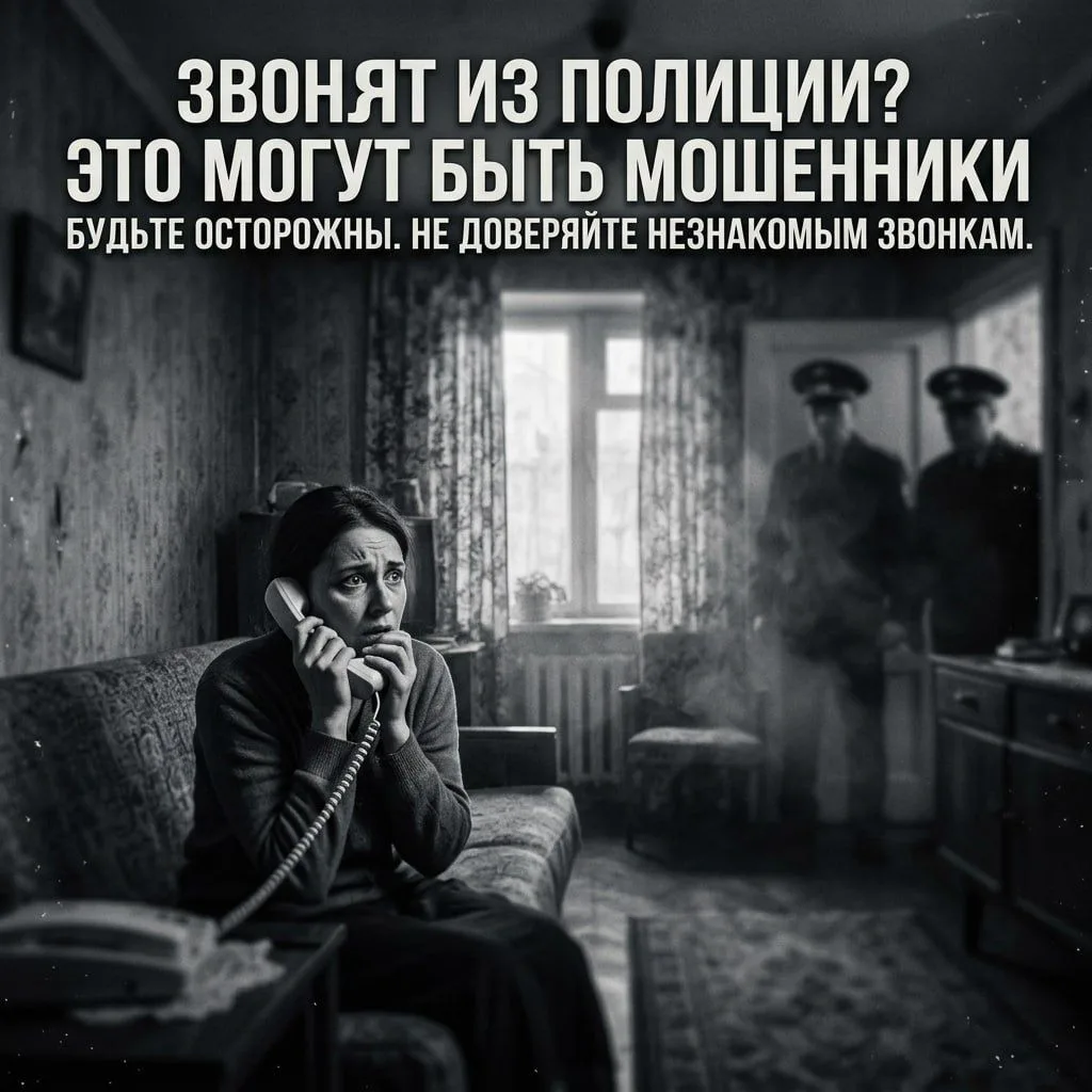 Звонят из полиции? Это могут быть мошенники️