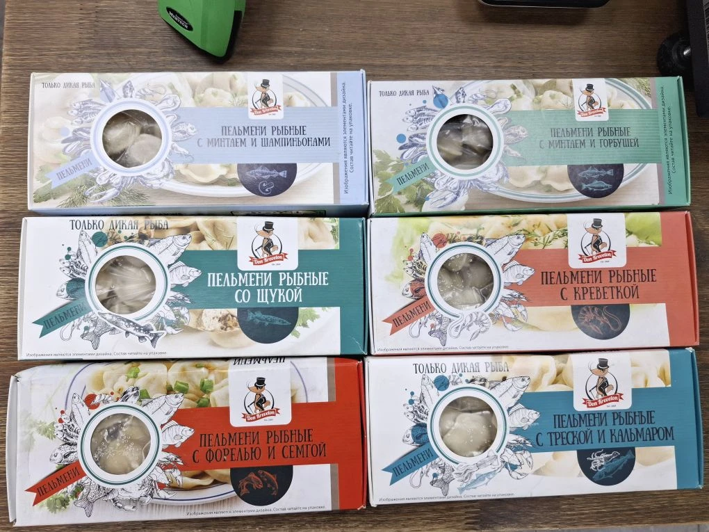 🏡 В НАЛИЧИИ

🥟 Пельмени с Форелью и Сёмгой, 400 гр
💰 450 руб за 1 шт

🥟 Пельмени с Креветкой, 40