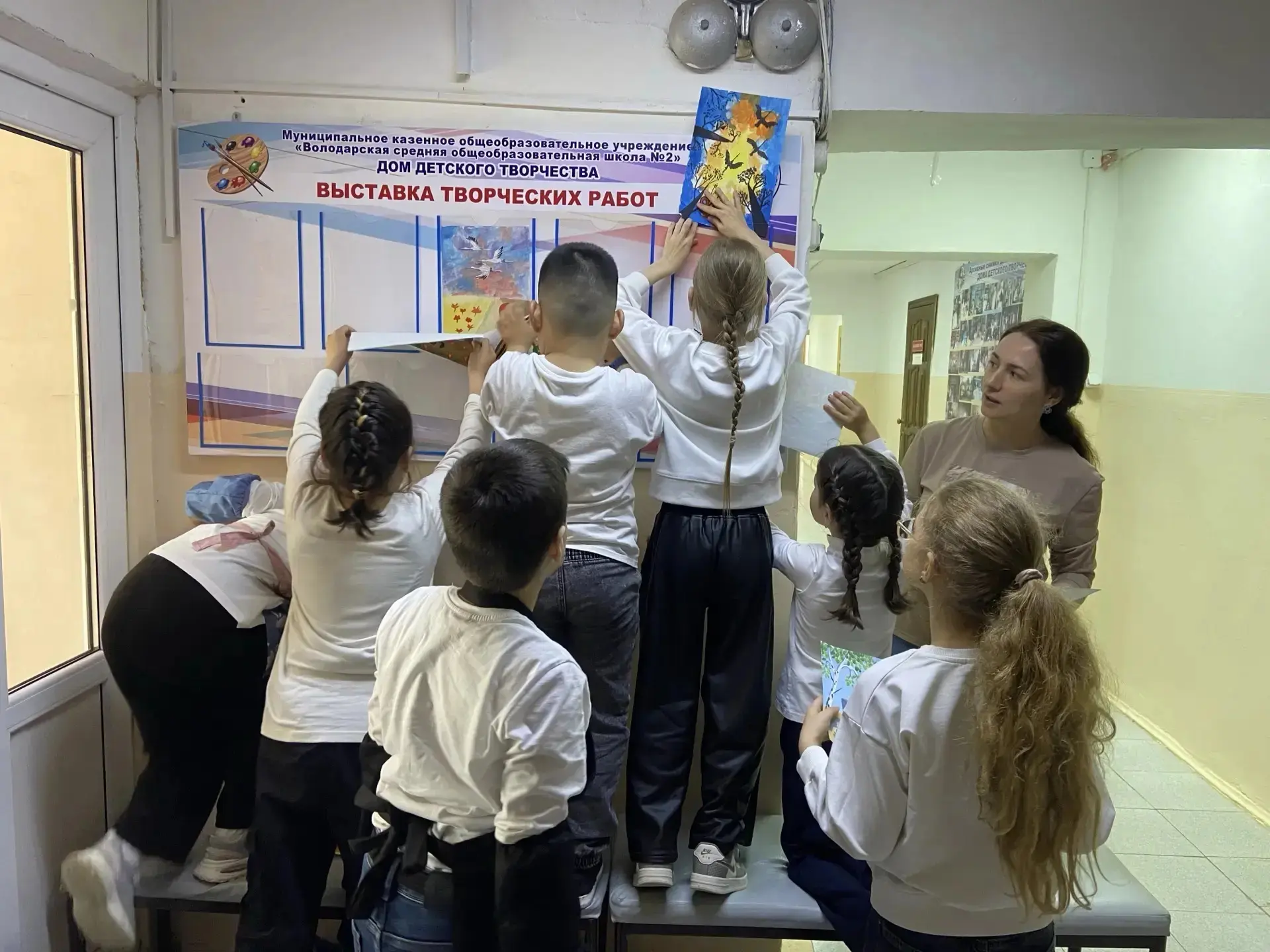 🌟 Выставка творческих работ "Я помню и горжусь!" 🌟  Под руководством талантливых педагогов Курманбае