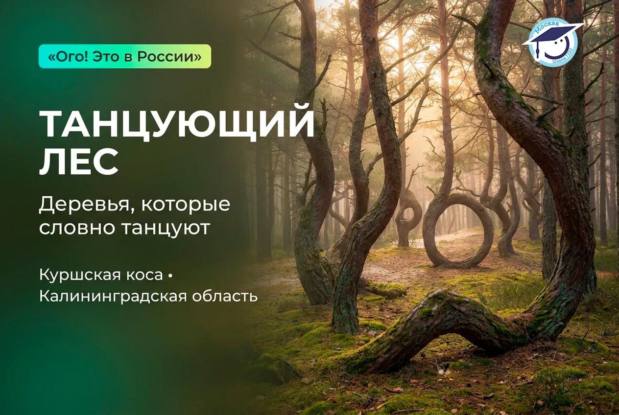 Ого! Это в России!

🧐 Как вы думаете, могут ли деревья танцевать?

📍 В национальном парке «Куршска
