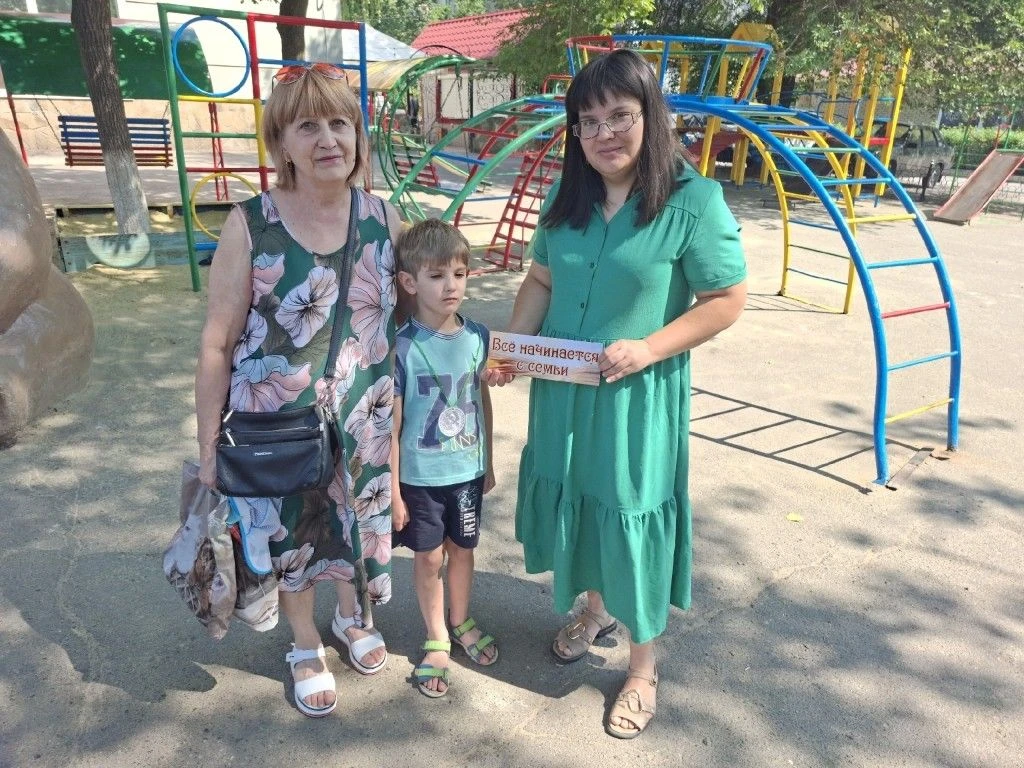Летняя акция. Библиотека вне стен «Семейная крепость». Б-Ф № 1, Хабарова Е.И.
        
         Семь