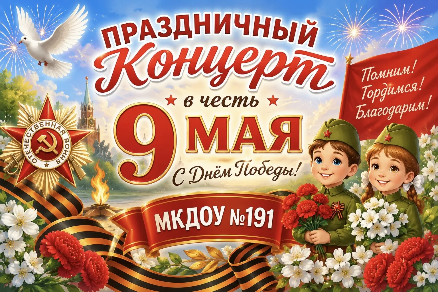 🌟 День Победы в нашем детском саду: память, гордость, единство! 🌟