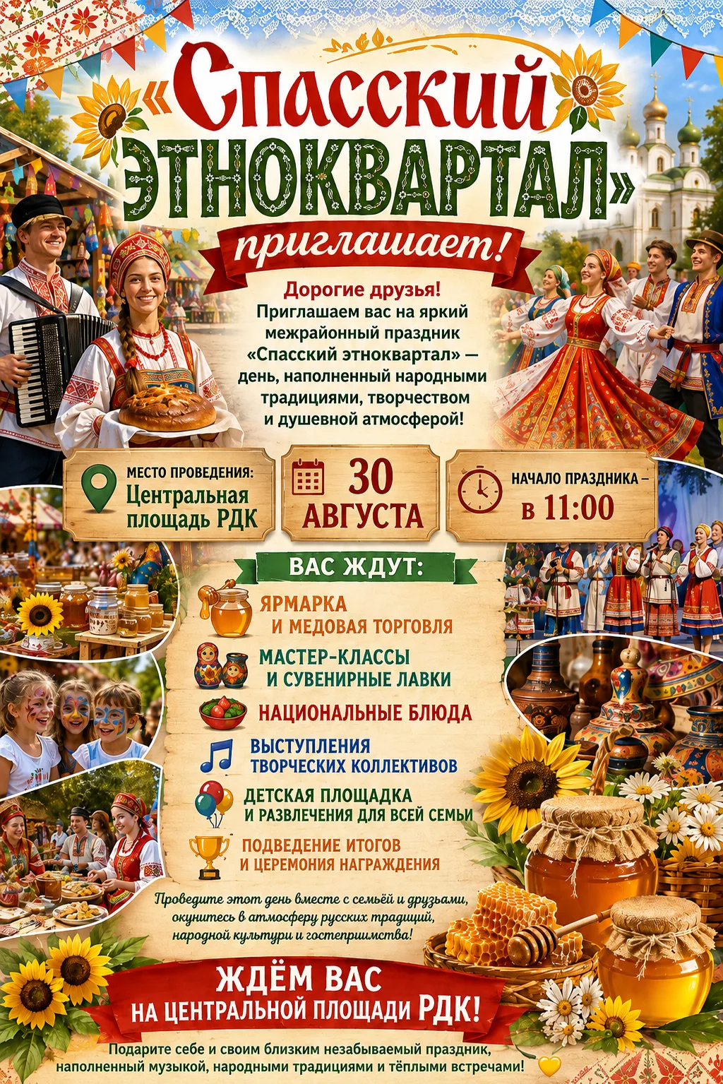 🌻  «Спасский этноквартал» приглашает! 🌻