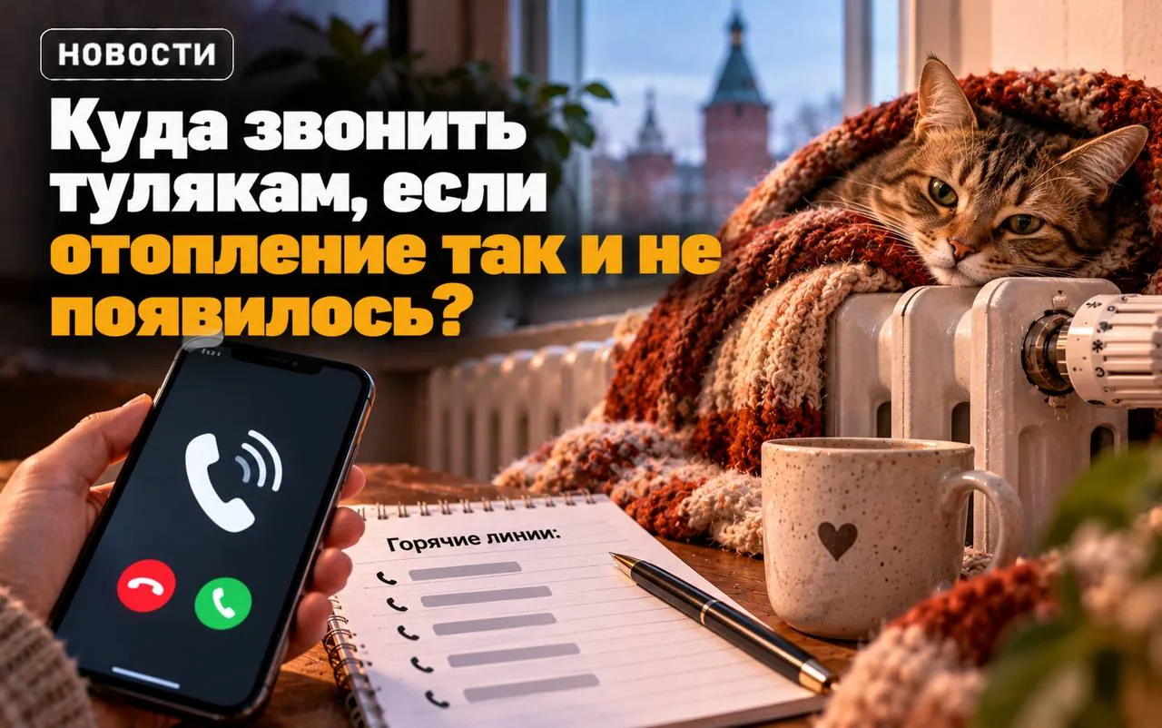 🔥 Куда звонить тулякам, если отопление так и не появилось?