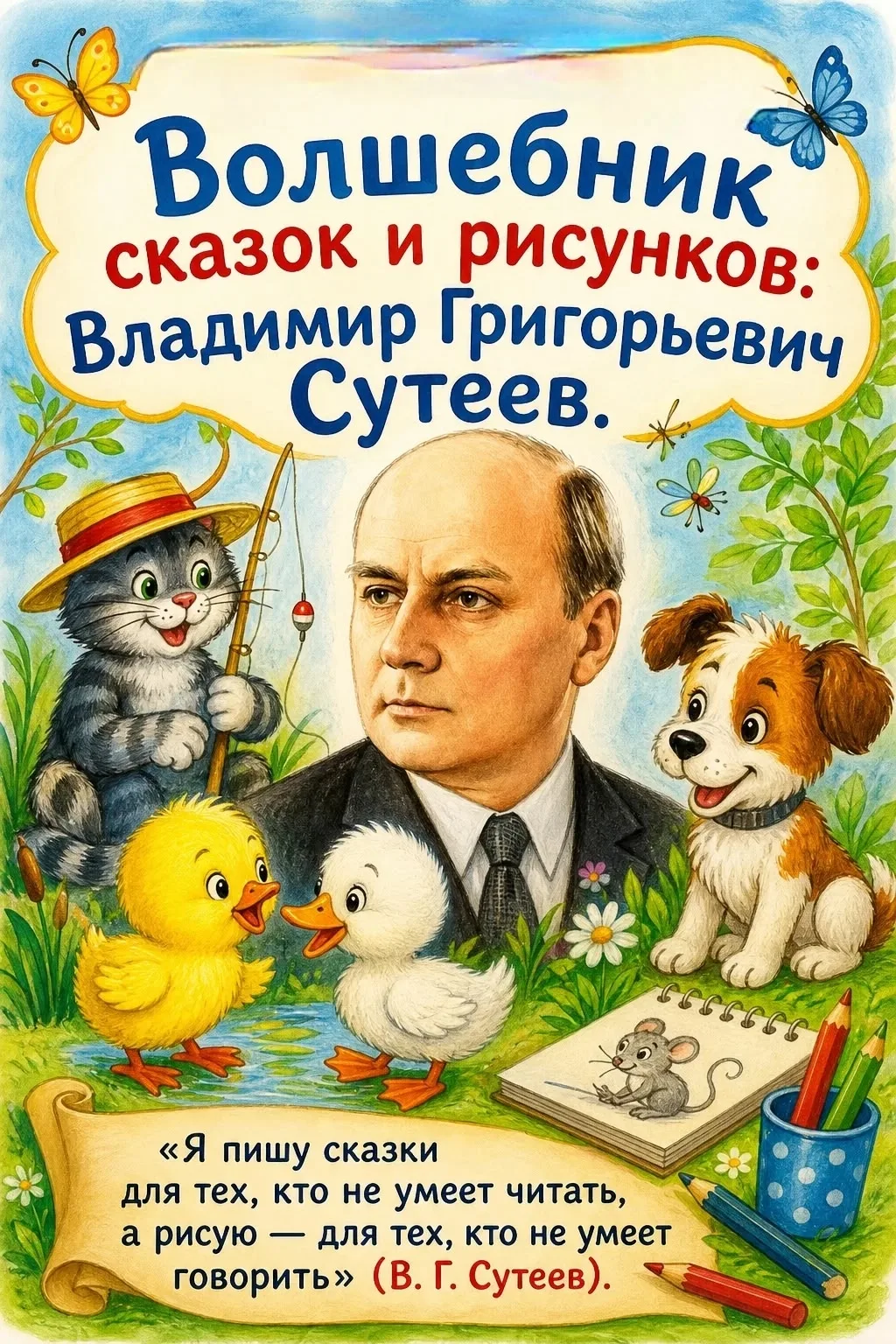 🎨 5 июля — День рождения доброго волшебника детства! 🎈

Сегодня исполнилось бы 123 года Владимиру 