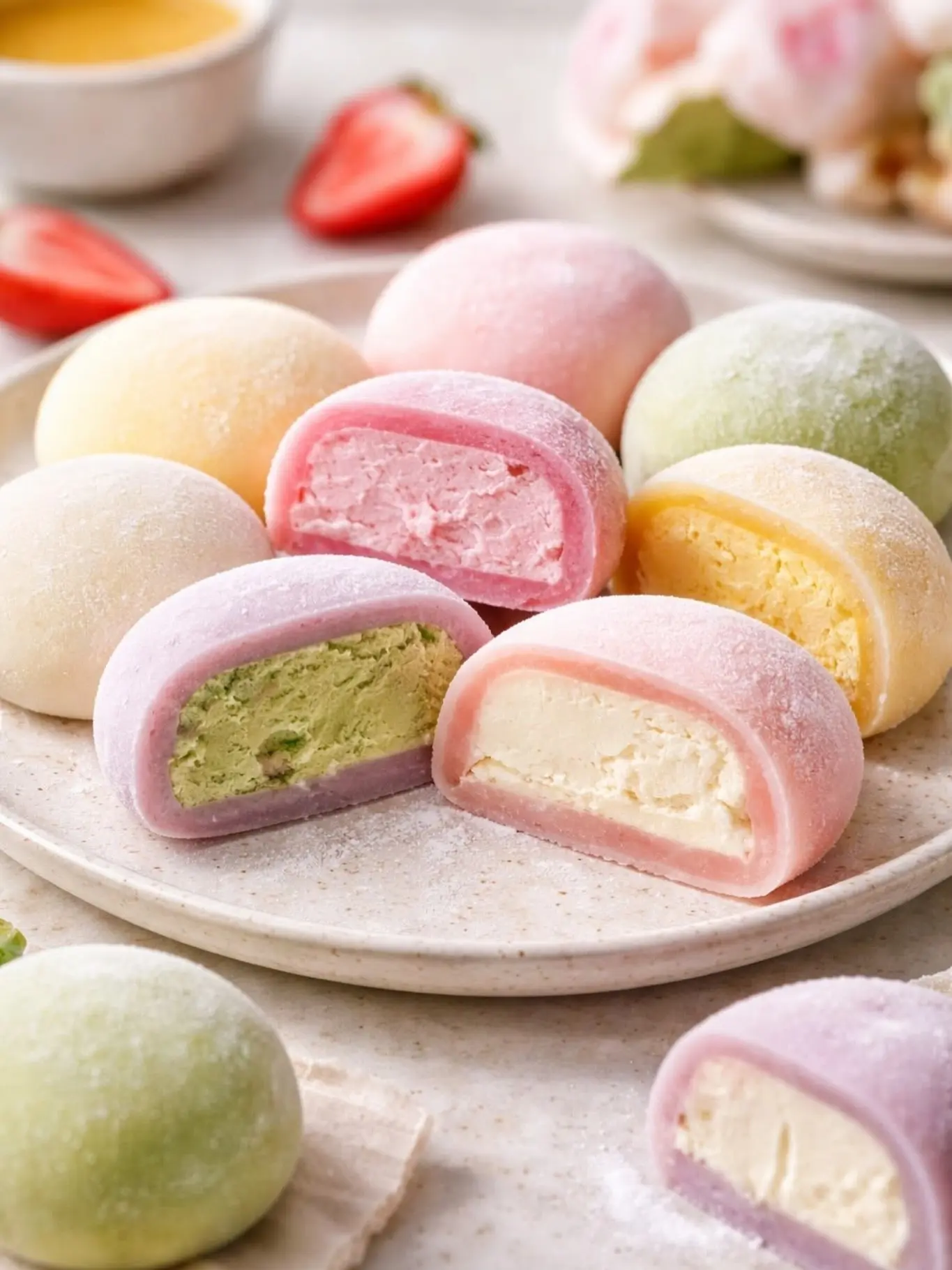 🍓 МОТИ КЛУБНИЧНОЕ