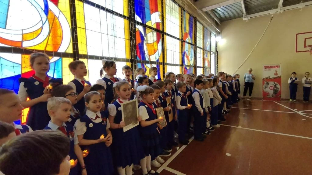 🇷🇺 Наша гордость и наша память! 🎖 ⭐️Накануне Дня Великой Победы в начальной школе состоялась торжест