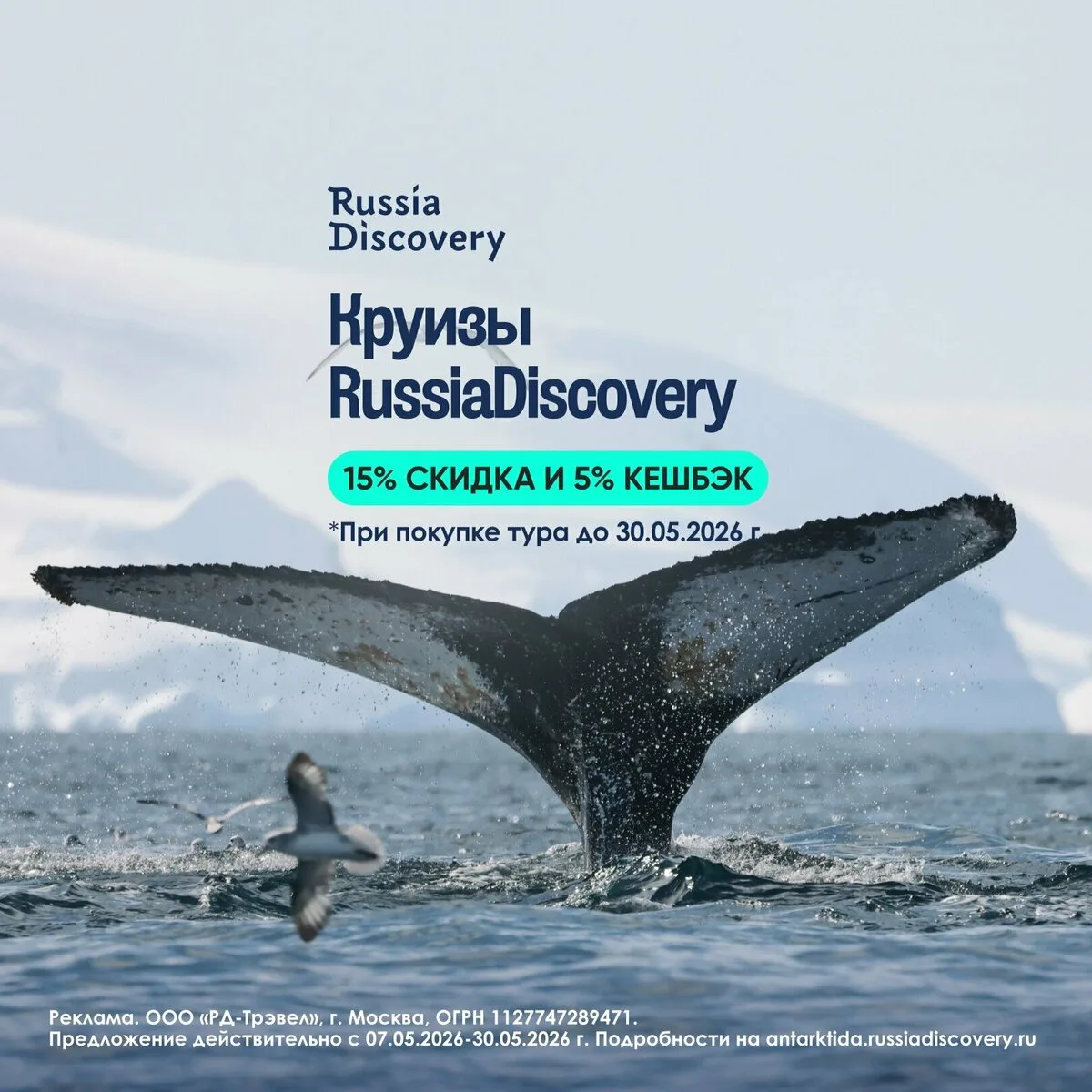 Экспедиционные круизы RussiaDiscovery  ⚡ Скидка 15% и кешбэк 5% при покупке тура до 30 мая  Наши мор