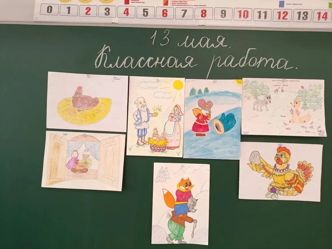 🎨 ВДОХНОВЕНИЕ СКАЗКОЙ!  Посмотрите, с каким увлечением ребята из 1"Н" создают иллюстрации к русским 