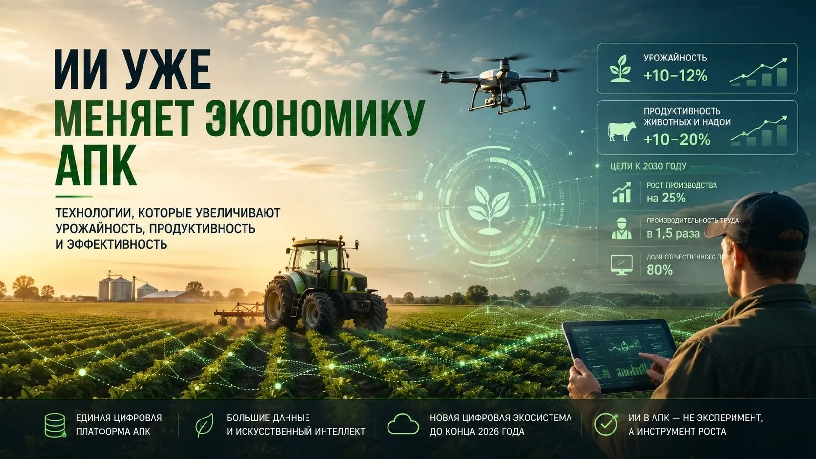 И уже меняет экономику АПК