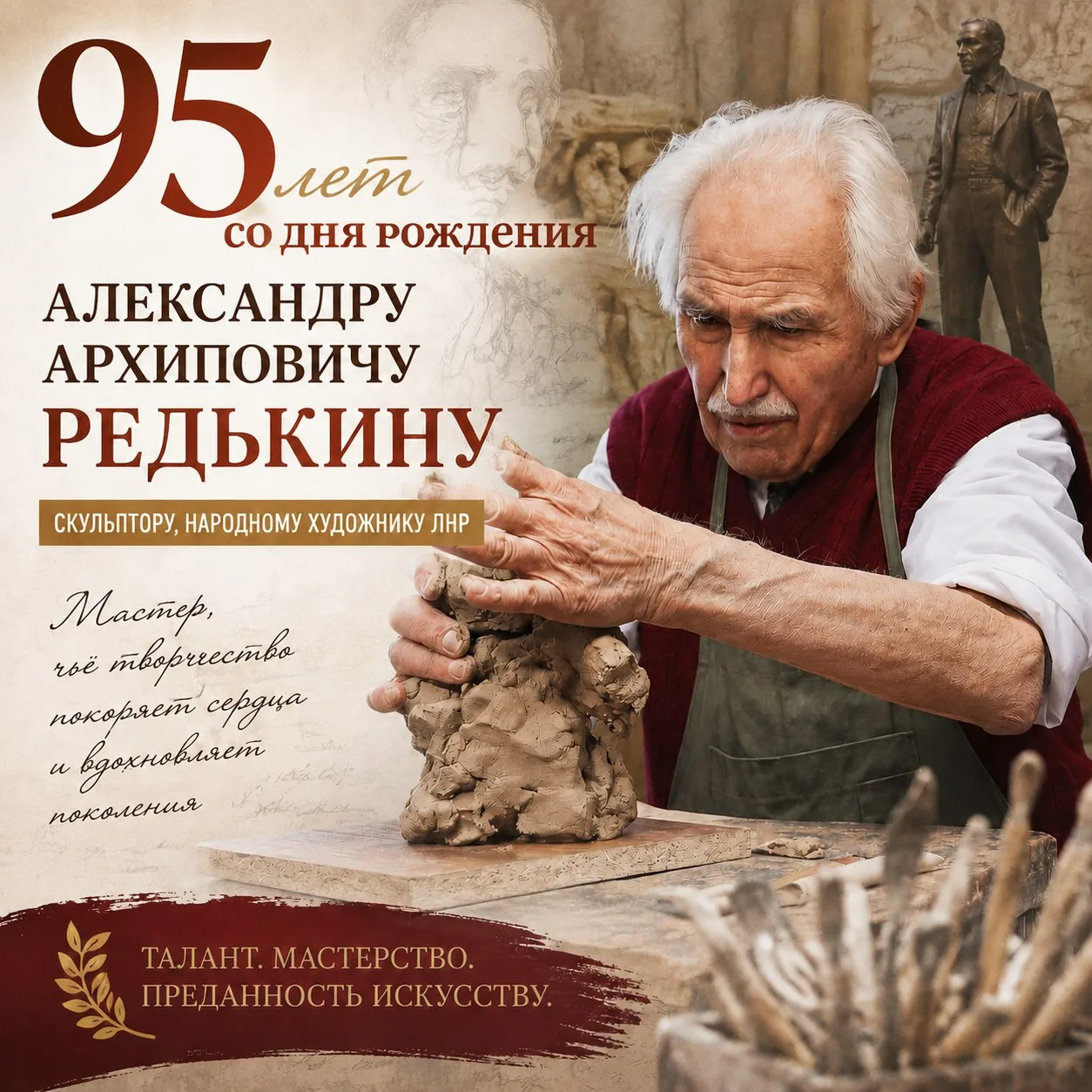 🕯 Памяти Мастера: 95 лет со дня рождения Александра Архиповича Редькина