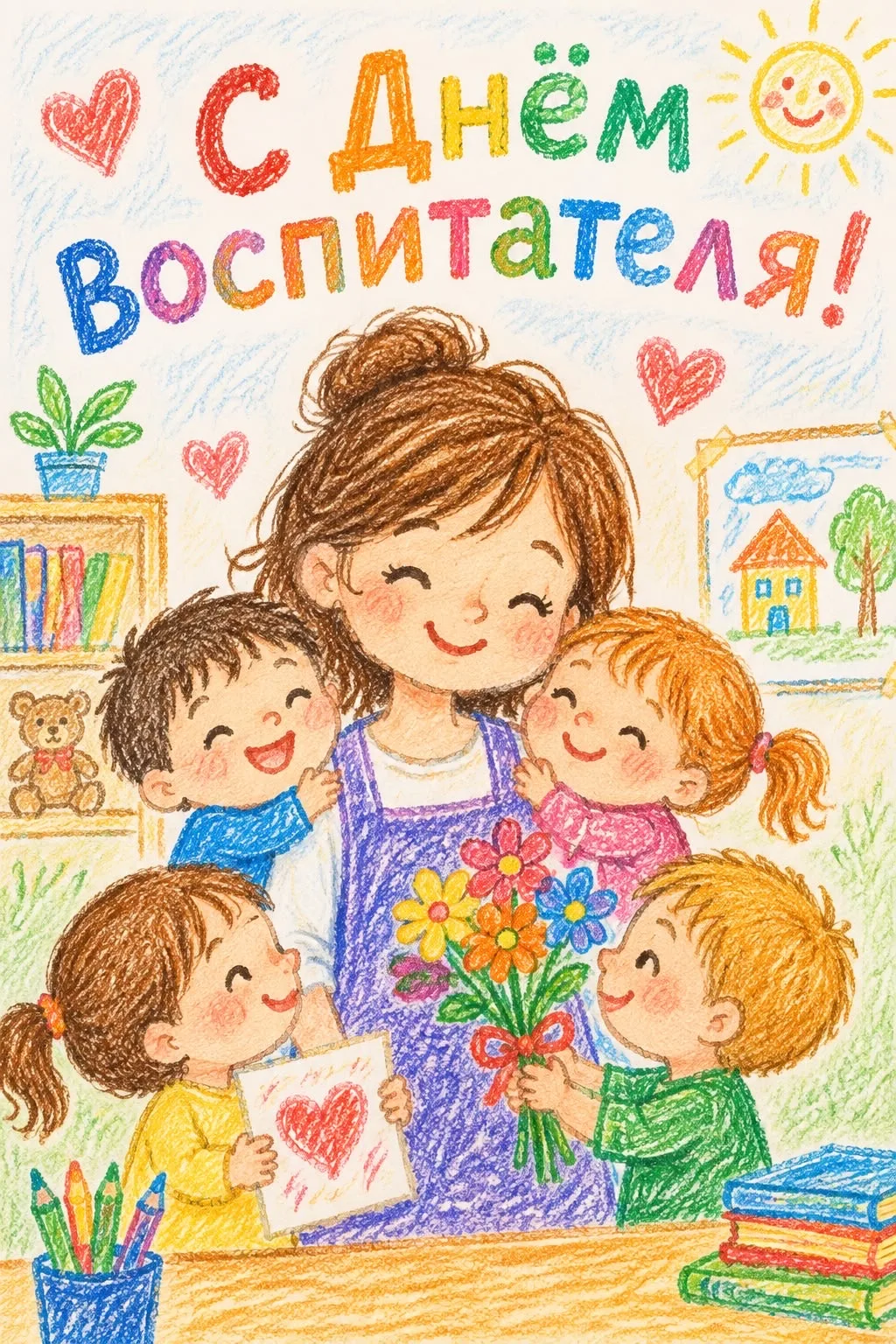 Поздравляем с Днем воспитателя и дошкольного работника!