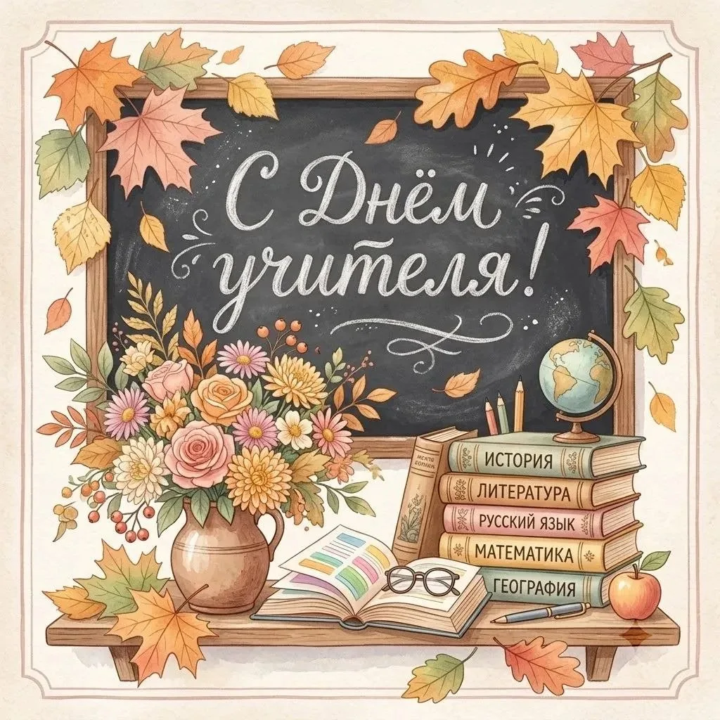 Поздравляем с Днём учителя, наши замечательные герои!