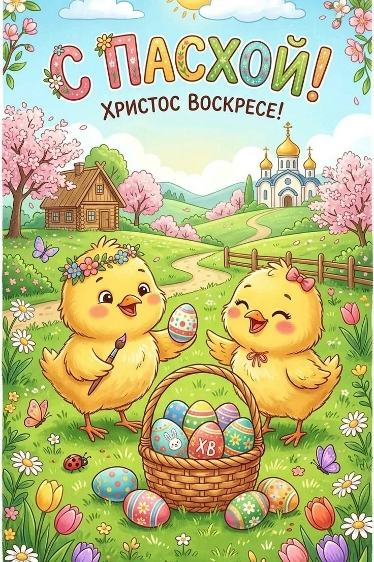 Христос воскресе! 
С праздником Светлой Пасхи! 

В этот святой день желаю всем любви, гармонии и душ
