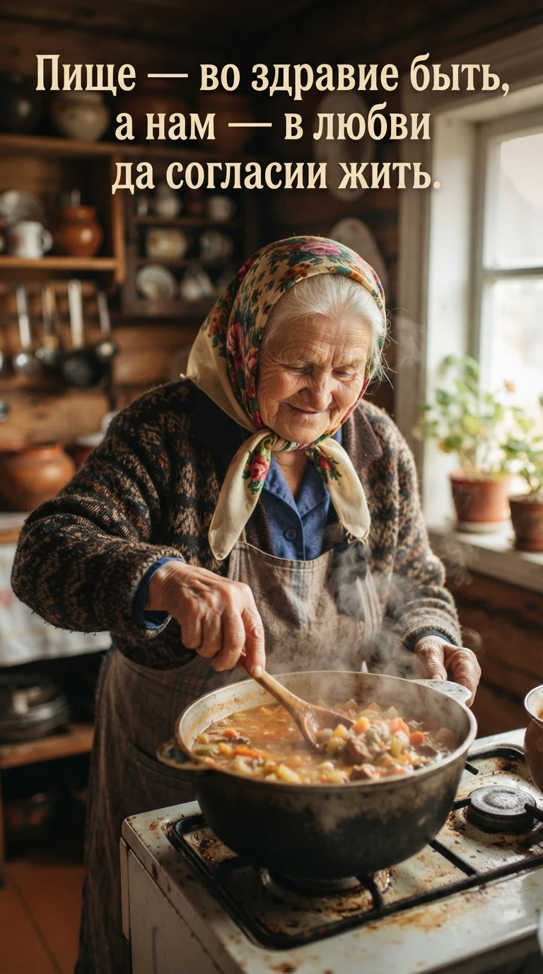 🍲 Секрет у плиты: бабушкин секрет для лада в семье ✨