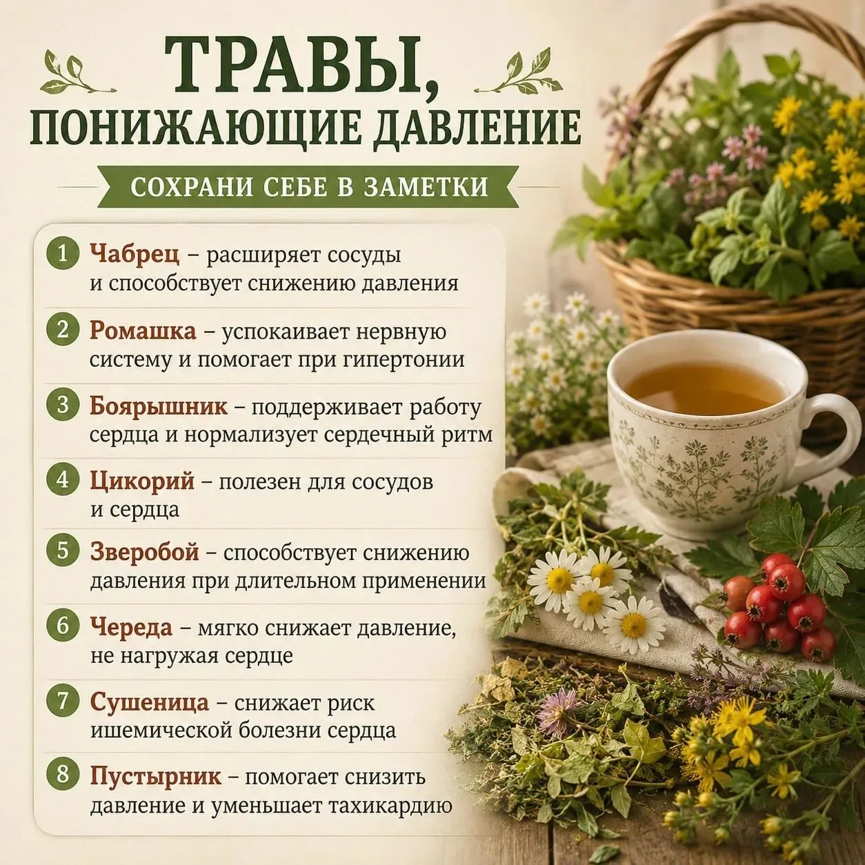 Травы понижающие давление 👍

❤️ - если было полезно.

♥️Здоровье из Сердца Тибета
🎀Макияж • Мода •