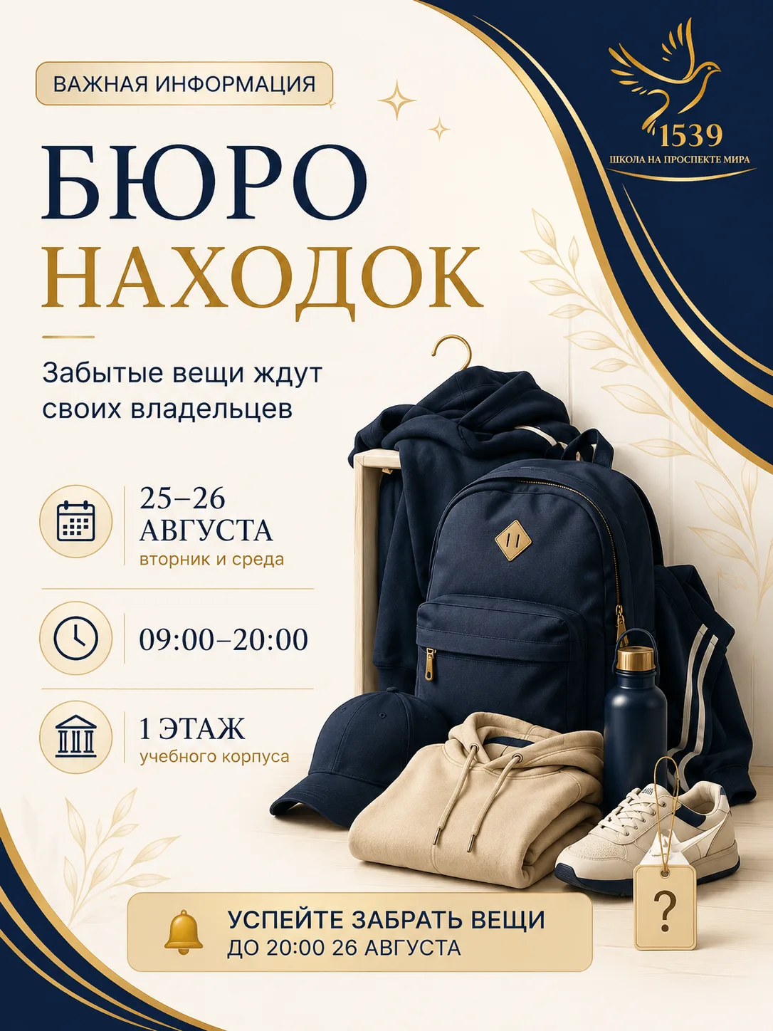 🔎 Бюро находок: заберите забытые вещи
