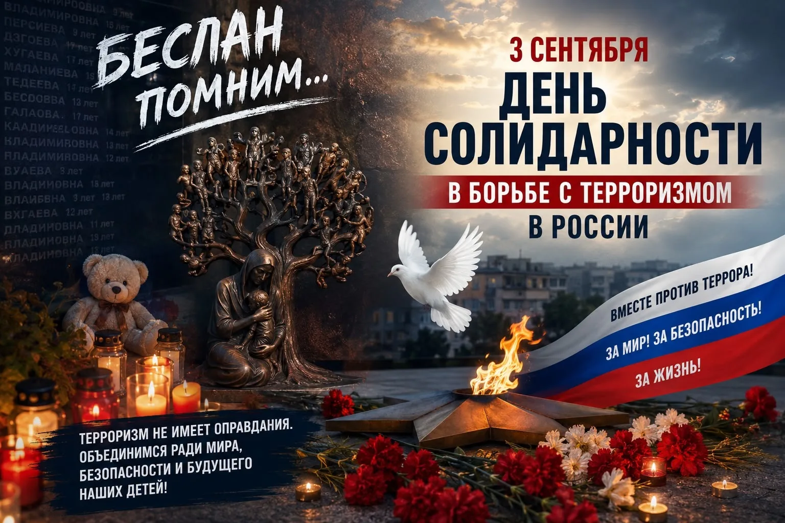 🙏3 сентября - День солидарности в борьбе с терроризмом
