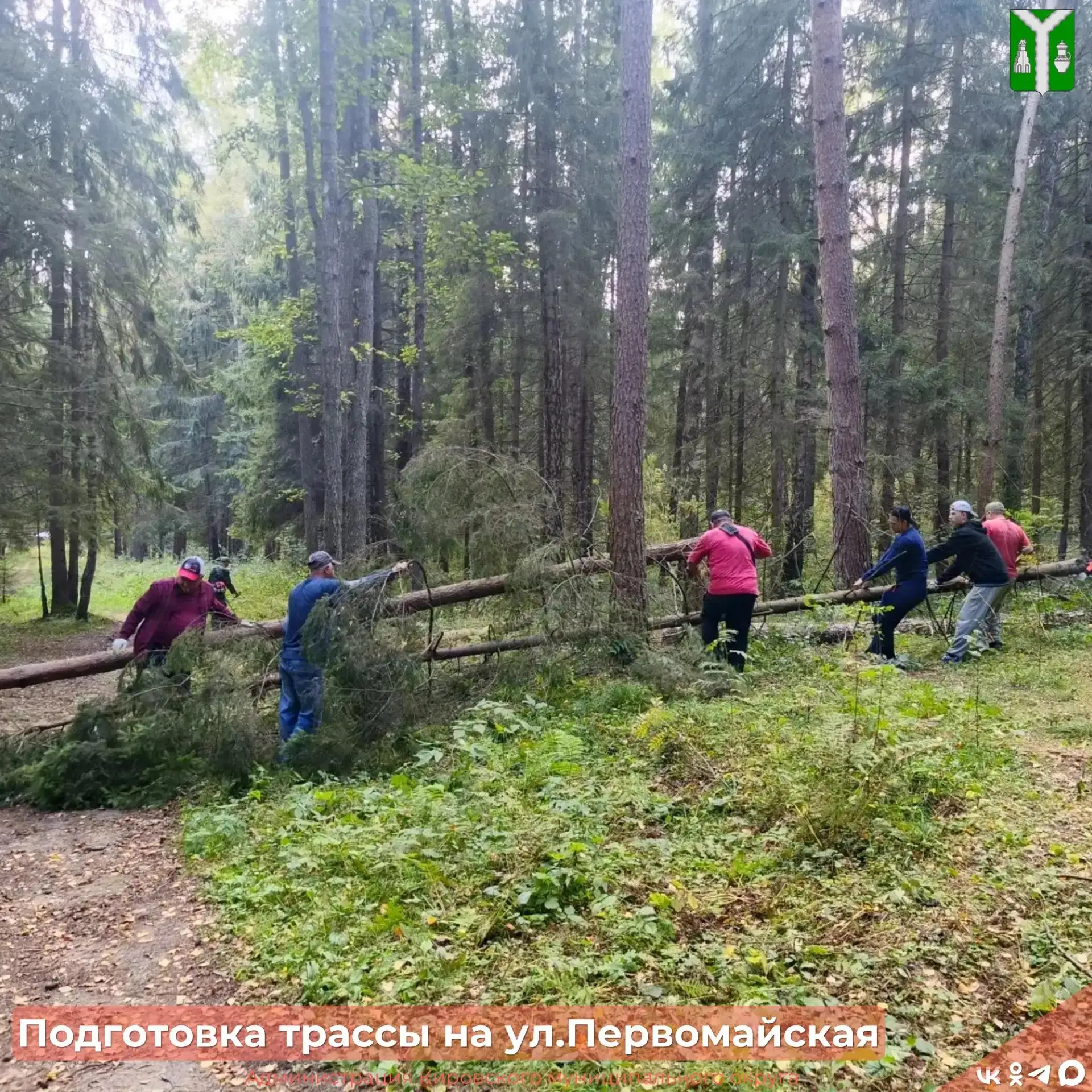 Спортивная школа «Лидер» подготовила трассу к «Осеннему кроссу»