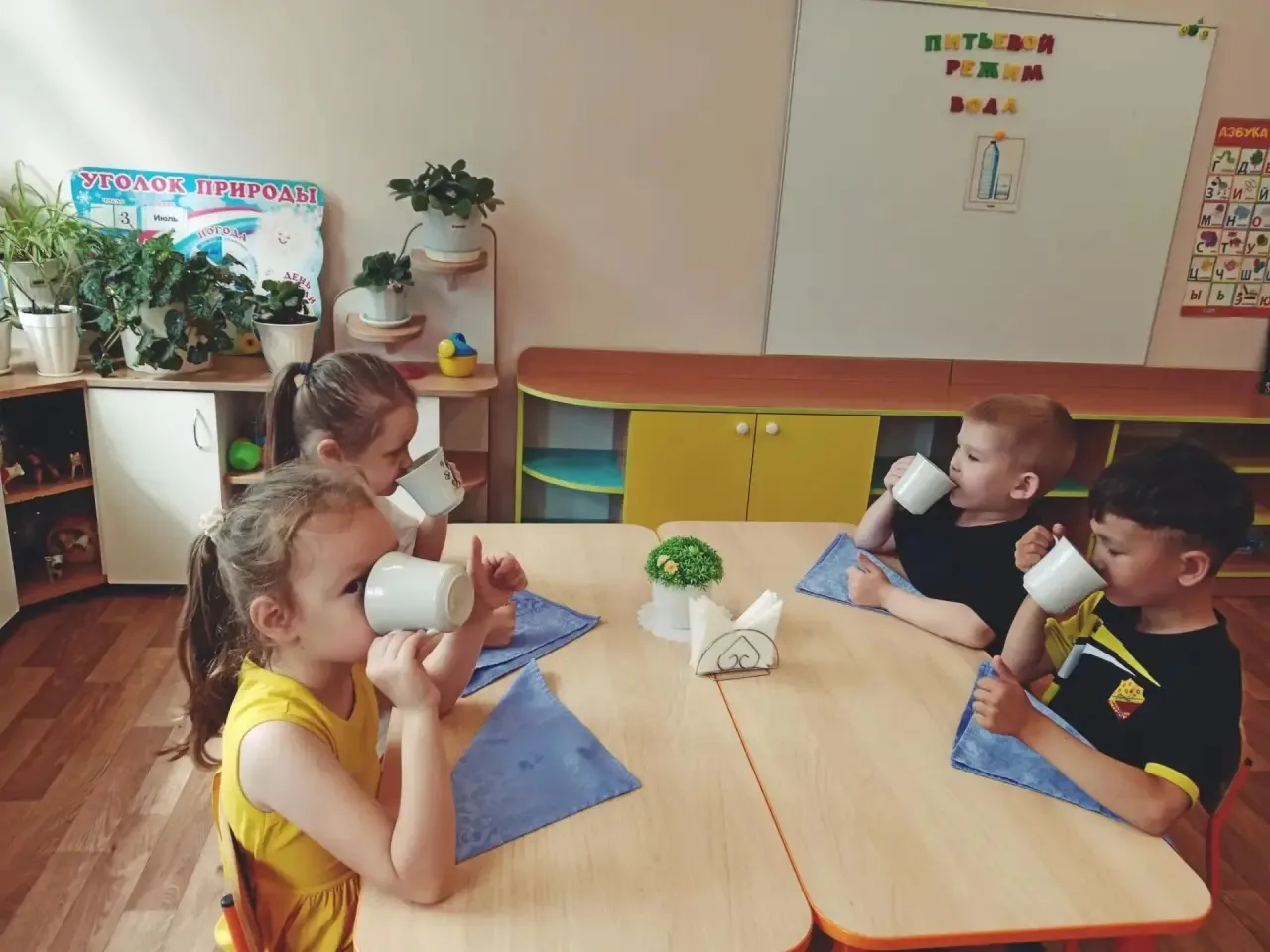 Питьевой режим.
В летнюю жару правильный питьевой режим становится особенно важным для наших воспита