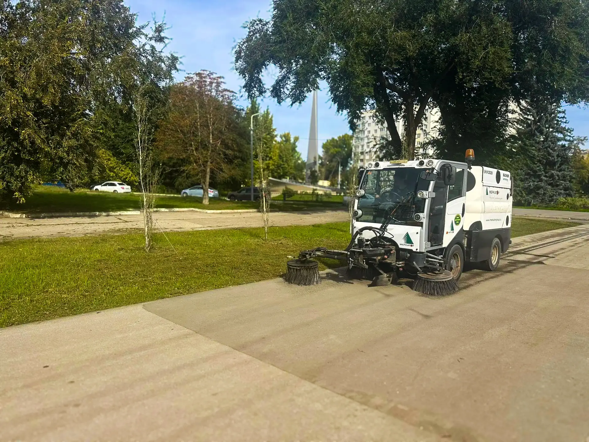 ✅ В Заводском районе продолжаются работы по благоустройству