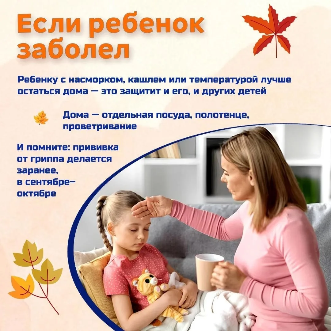 Осень — время не только красивой природы, но и сезонных простуд😷 🍁