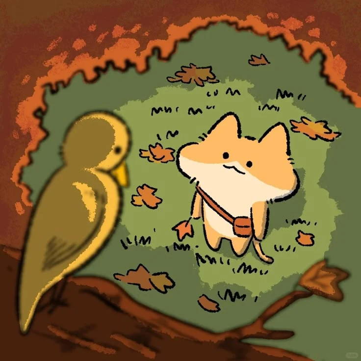 🍂 Осенний котик