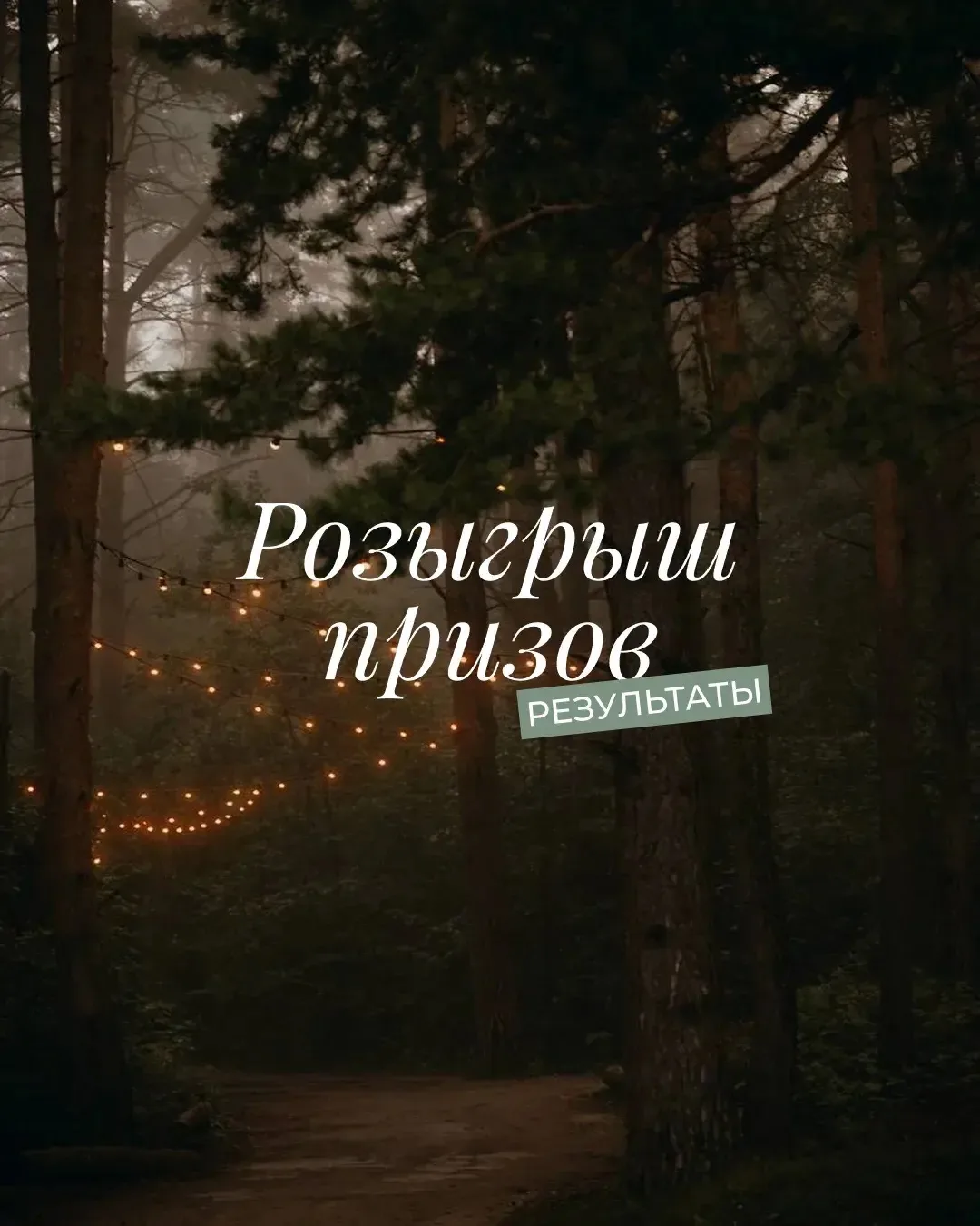 🏆 Результаты розыгрыша: «Pine River - Майский розыгрыш»