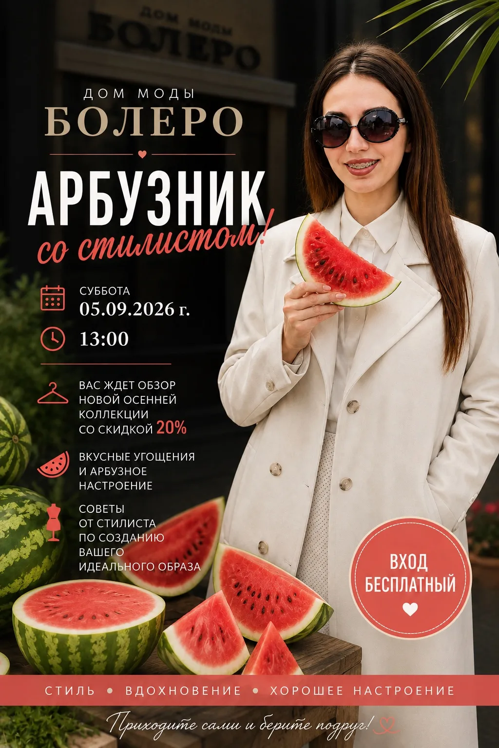 Арбузник в БОЛЕРО — лето продолжается! 🍉