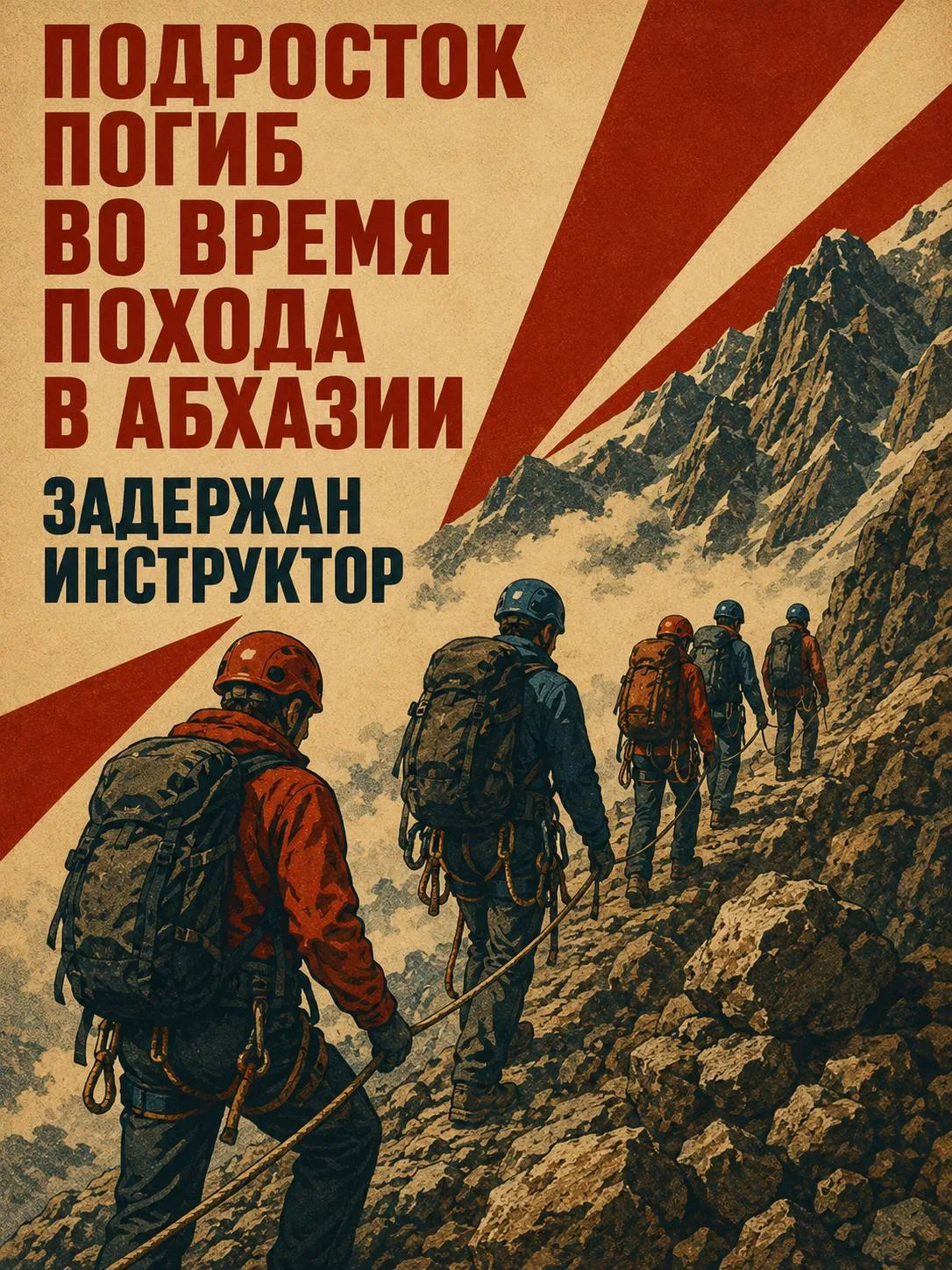 Подросток погиб во время похода в Абхазии. Задержан инструктор