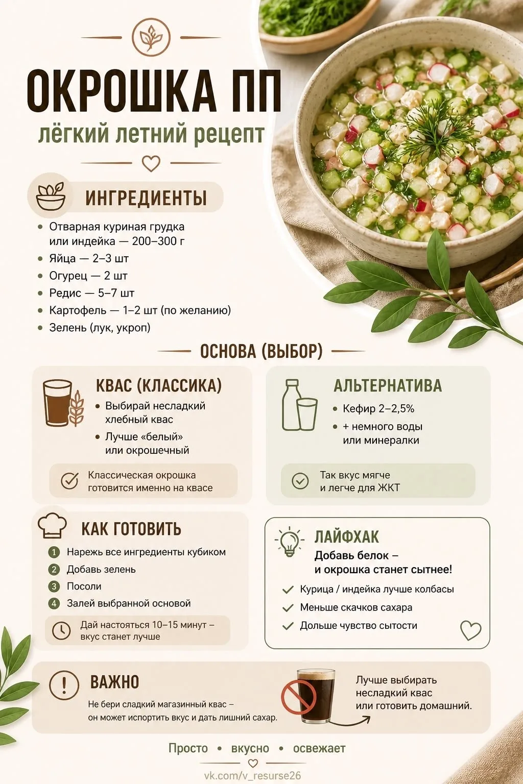 Сезон окрошки настал 🙌