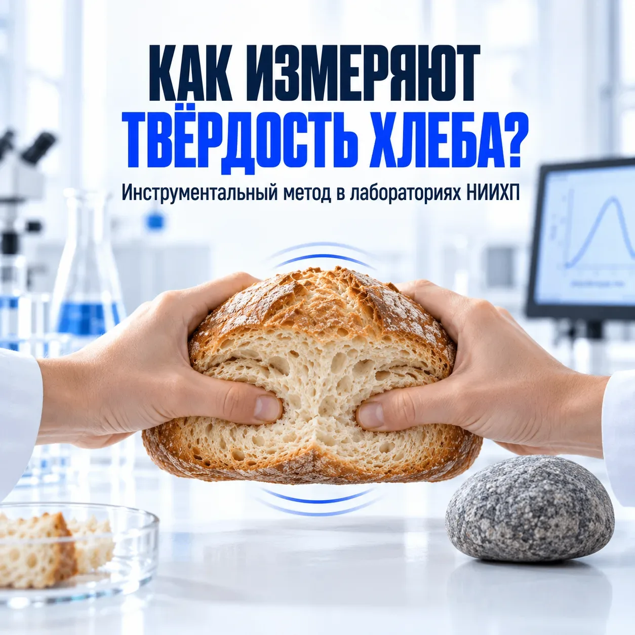🥖 Можно ли измерить свежесть хлеба цифрами? Да — в лабораториях НИИХП применяют инстру...