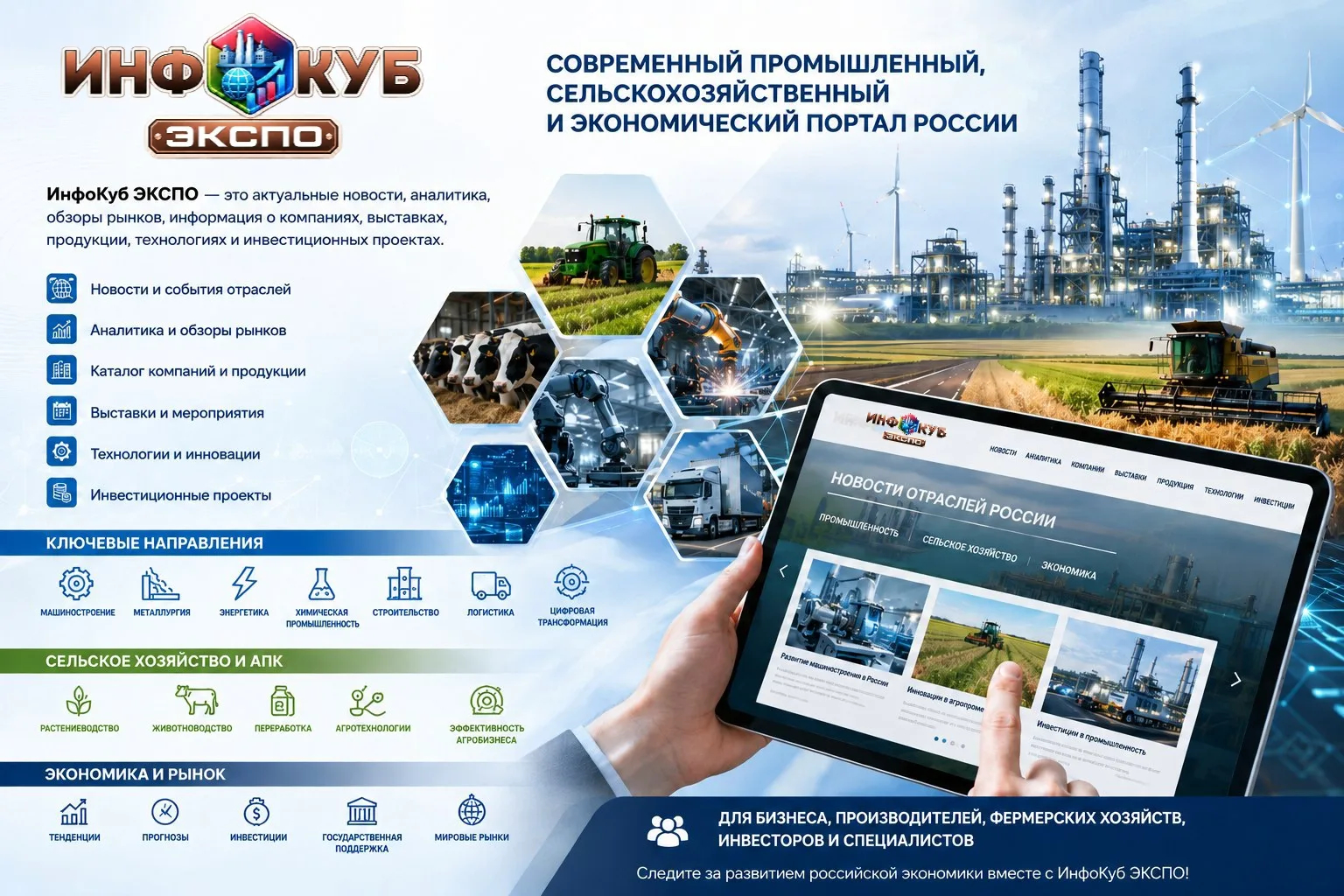 ▎ИнфоКуб ЭКСПО начал работу: открытое тестирование сервиса для компаний и предпринимате...
