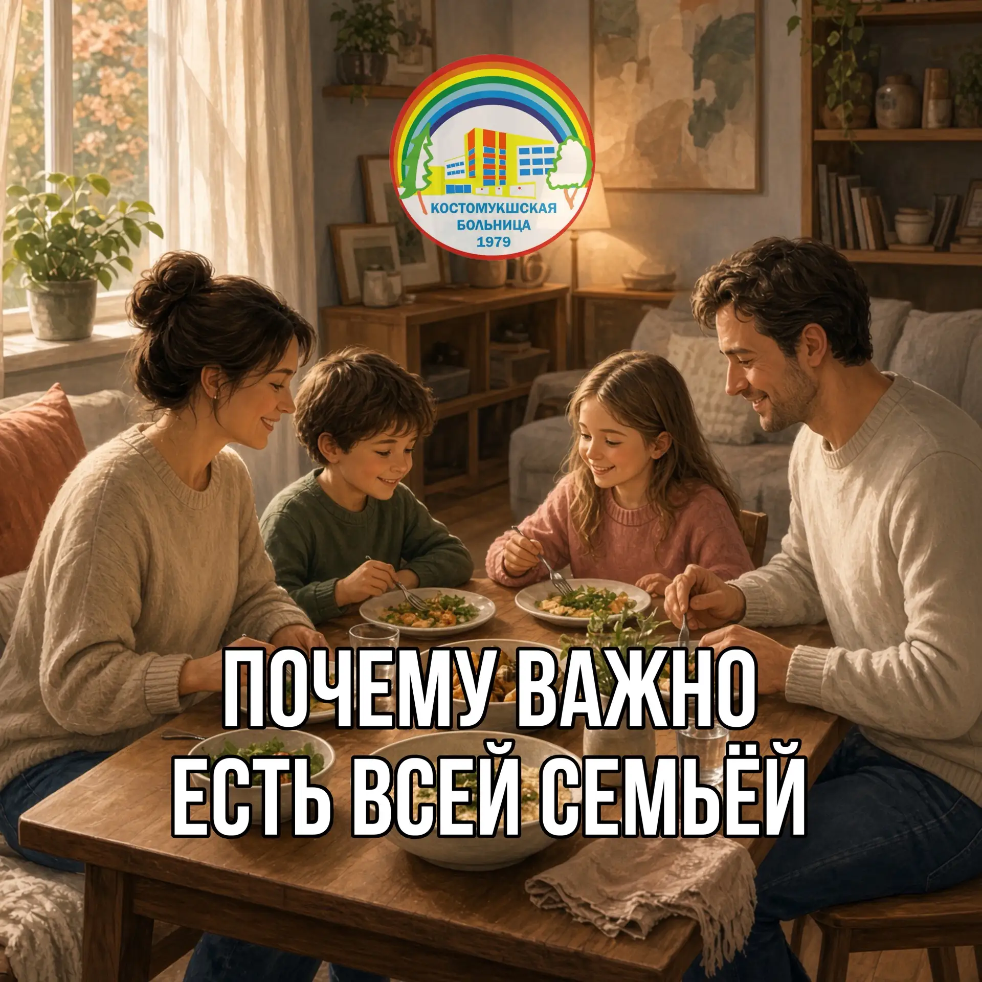 🍽 Почему важно есть всей семьёй
