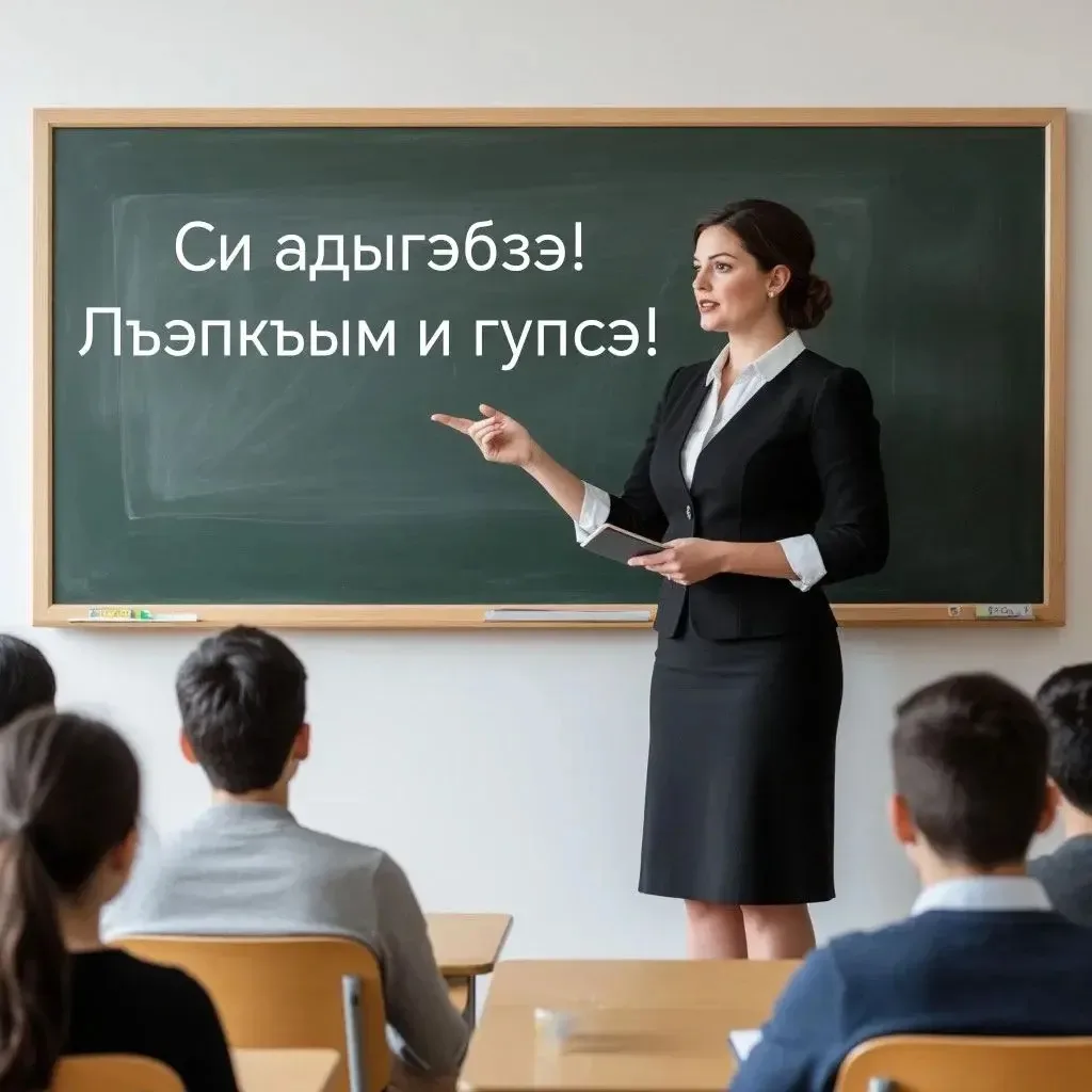 Егъэджак1уэм и махуэщ1ымк1э сынывохъуэхьу, ди Егъэджак1уэ лъап1эхэ!