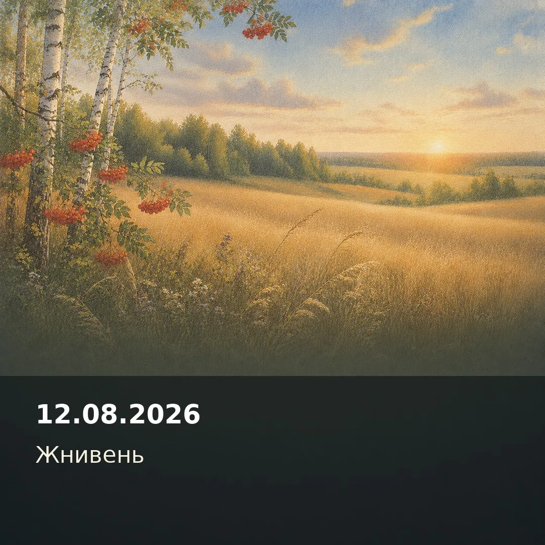 12 августа 2026, среда
