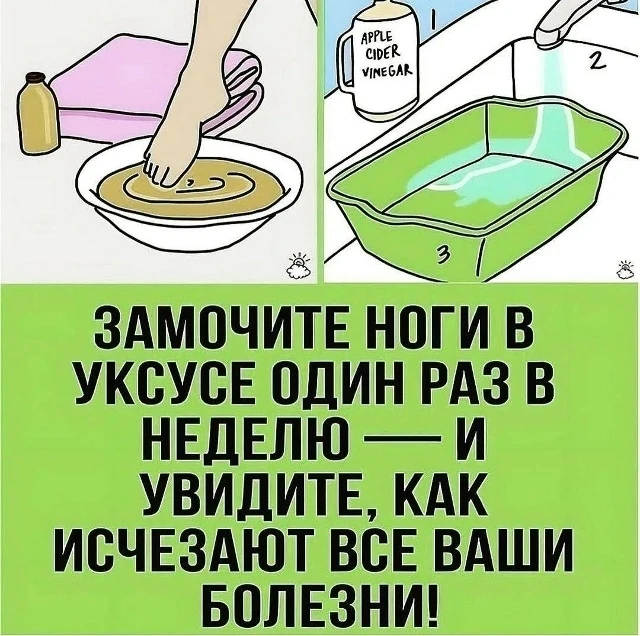 Замачивайте ноги в этом растворе!

Ванны с яблочным уксусом издавна использовались для похудения, об