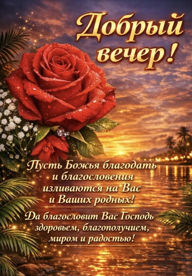 Добрый вечер ✨

😍 Самые лучшие Открытки и Поздравления 👉 Подписаться 👈