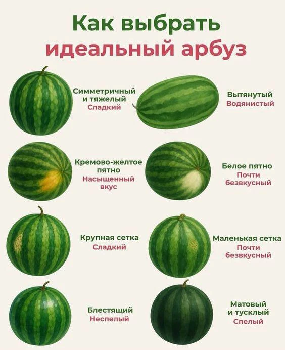 Как выбрать идеальный арбуз