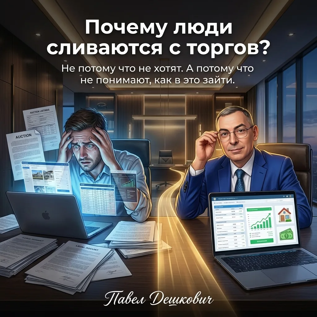 Почему человек заинтересовался торгами, а потом пропал?

Обычно причина не в том, что ему «неинтерес