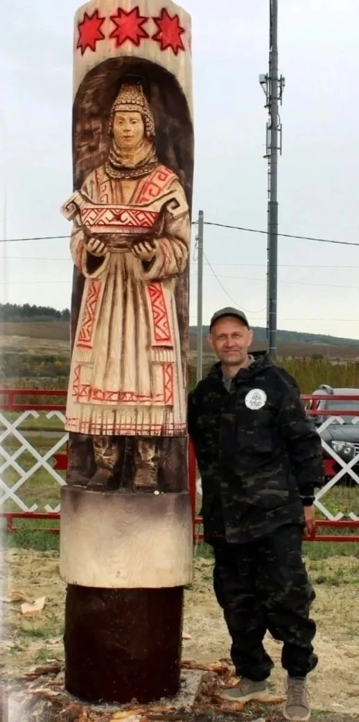 В селе Оркино Саратовской области состоялся фестиваль‑конкурс деревянной скульптуры «По...