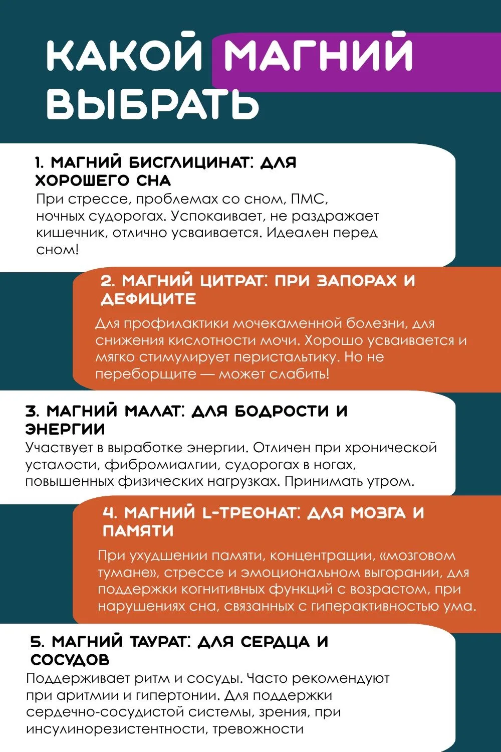 Давайте научу вас разбираться в формах магния. А то я вижу, что многие пьют и не понима...