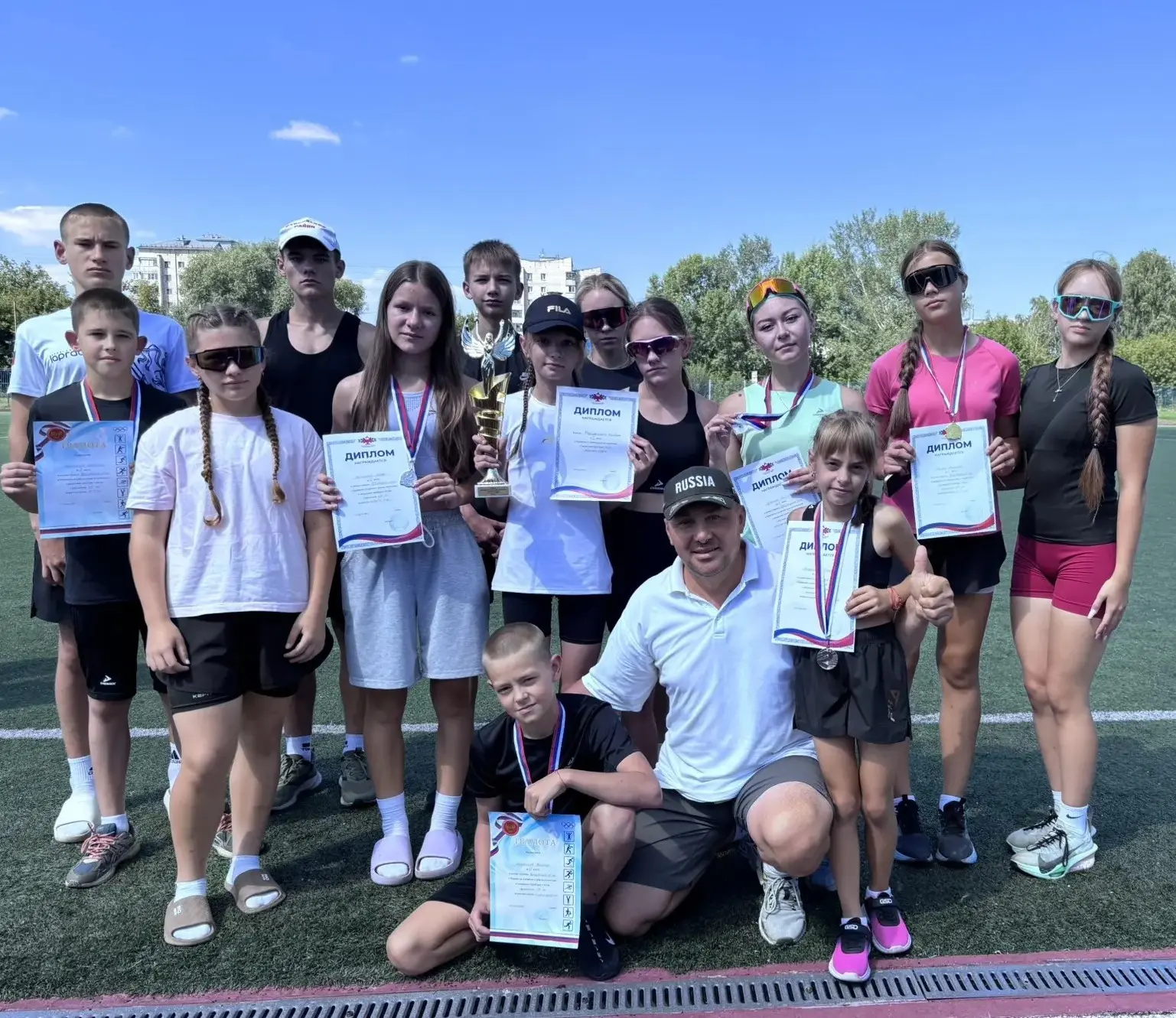 Спортсмены Рубцовского района взяли золото в краевых соревнованиях по полиатлону