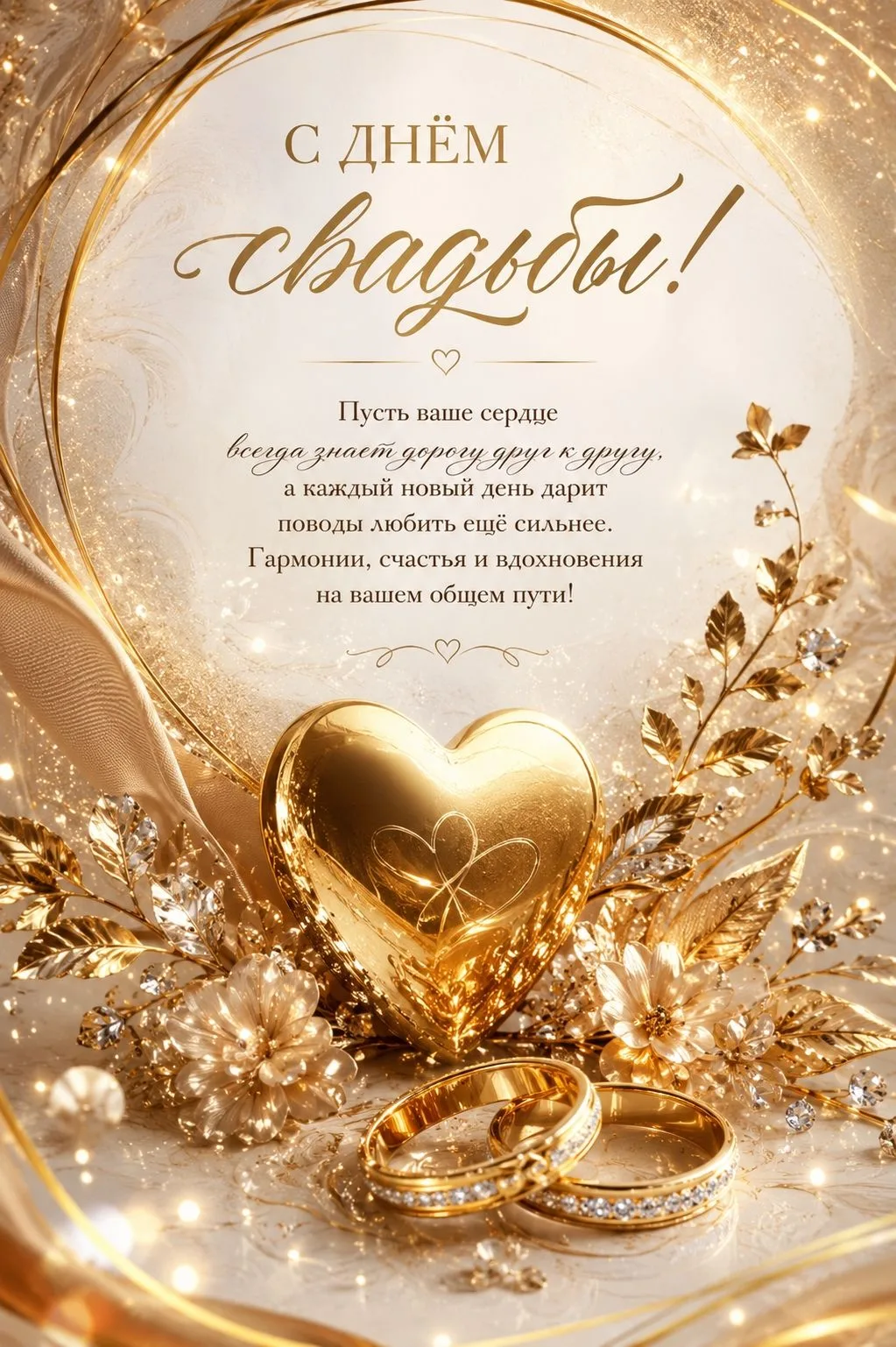 ❤️ Открытки с Днем Свадьбы