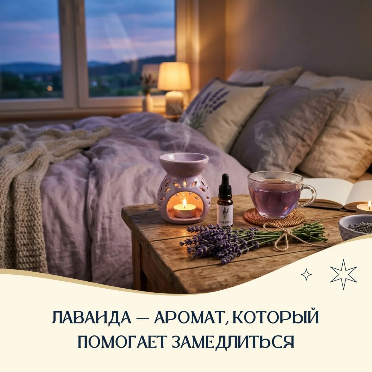 🌿 Лаванда — аромат, который помогает замедлиться